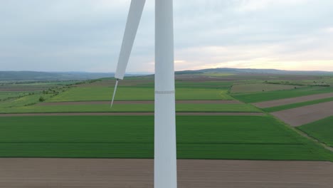 eolian energy, wind turbine and fields in romania