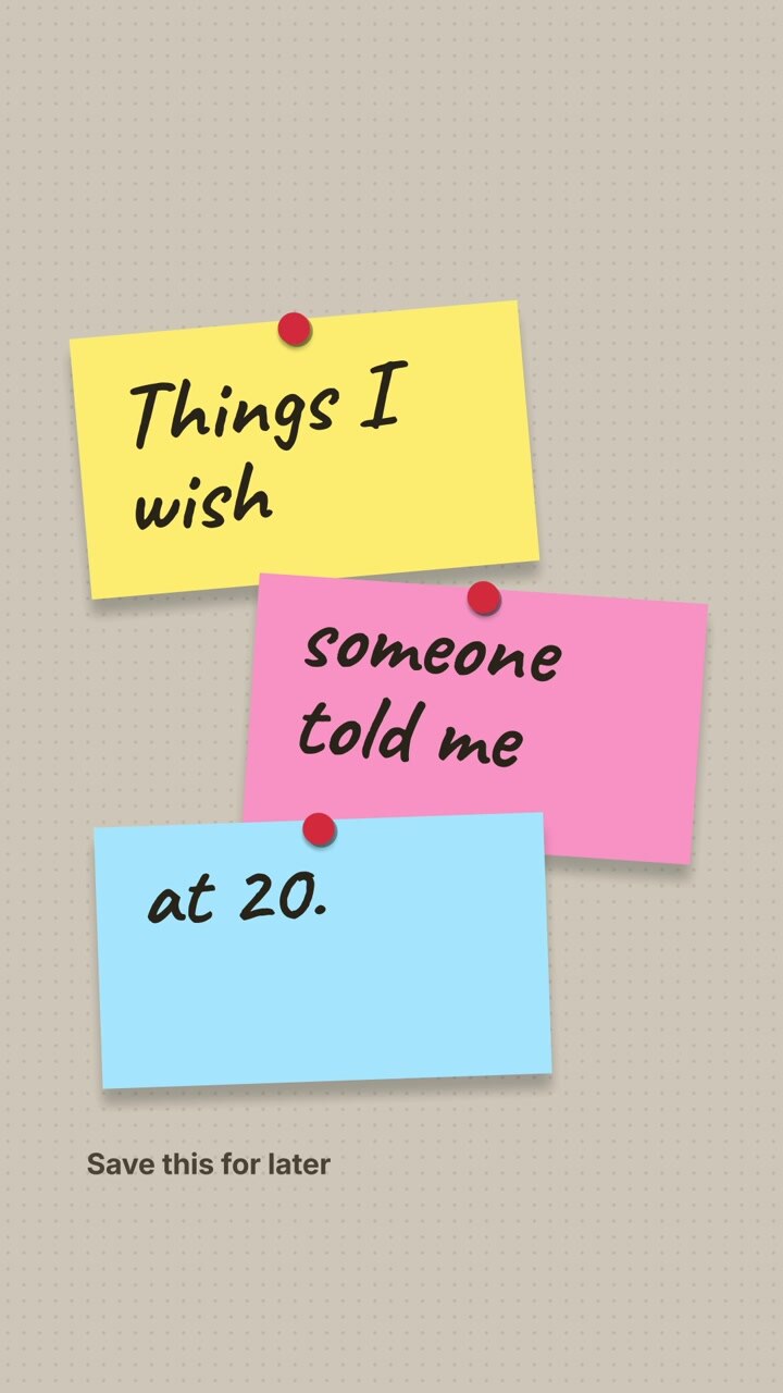 Animated Sticky Notes Displaying Life Advice Text