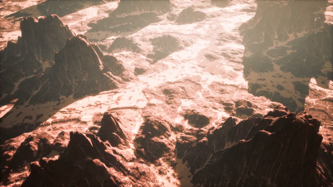 레드 록스 협곡 의 공중 드론  ⁇