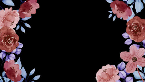 flower-Floral-frame-Background-transparent-background-with-an-alpha-channel.