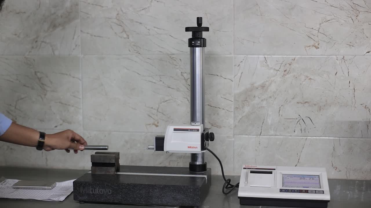 components part in checking in machine in lab.