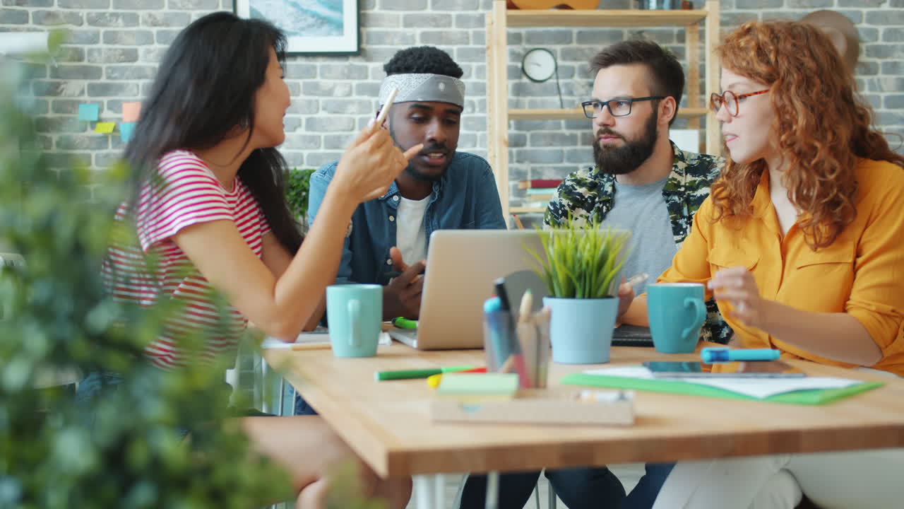 Diverse Team in a Meeting