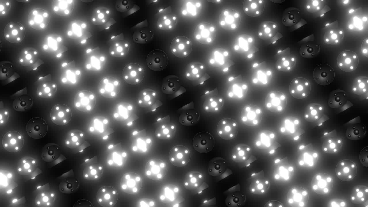 무대 조명의 추상적인 패턴