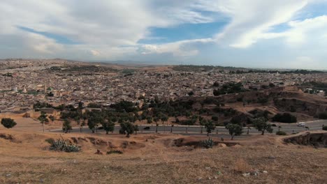 view of the old medina in fes - morocco