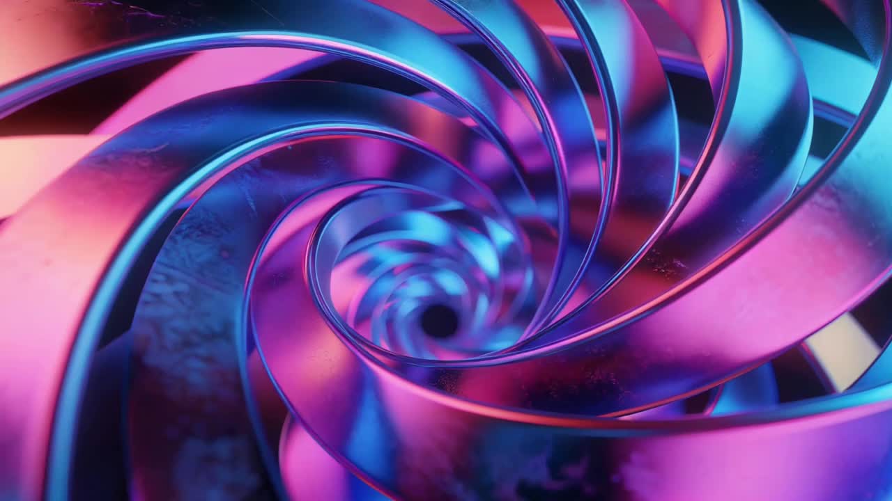 3D Abstract Seamless Animation Background
