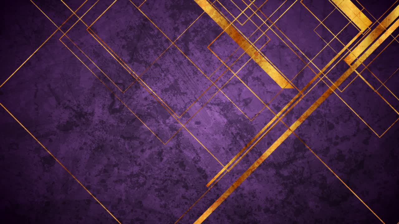 líneas violetas oscuras y doradas fondo de movimiento geométrico grunge