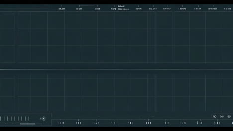 audio waveform and oscilloscope display