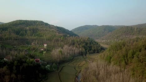 wyoming tourism country side outdoor activity in rural local people life region village in the forest persian culture scenic landscape of usa aerial wide view travel road trip in spring switzerland