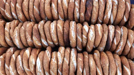 stacked turkish simit