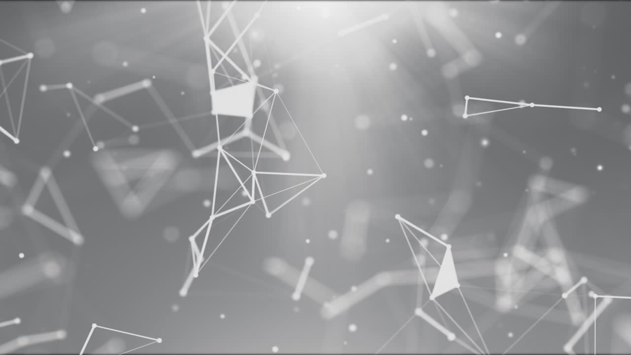 Abstract background with dot and connection line for data networking, technology cyber and futuristic concept on the dark background, with dark and grain concept