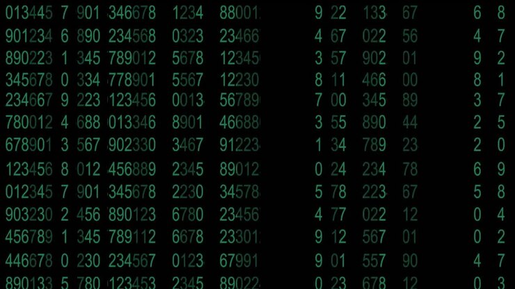 Abstract Animated Background Matrix Rain