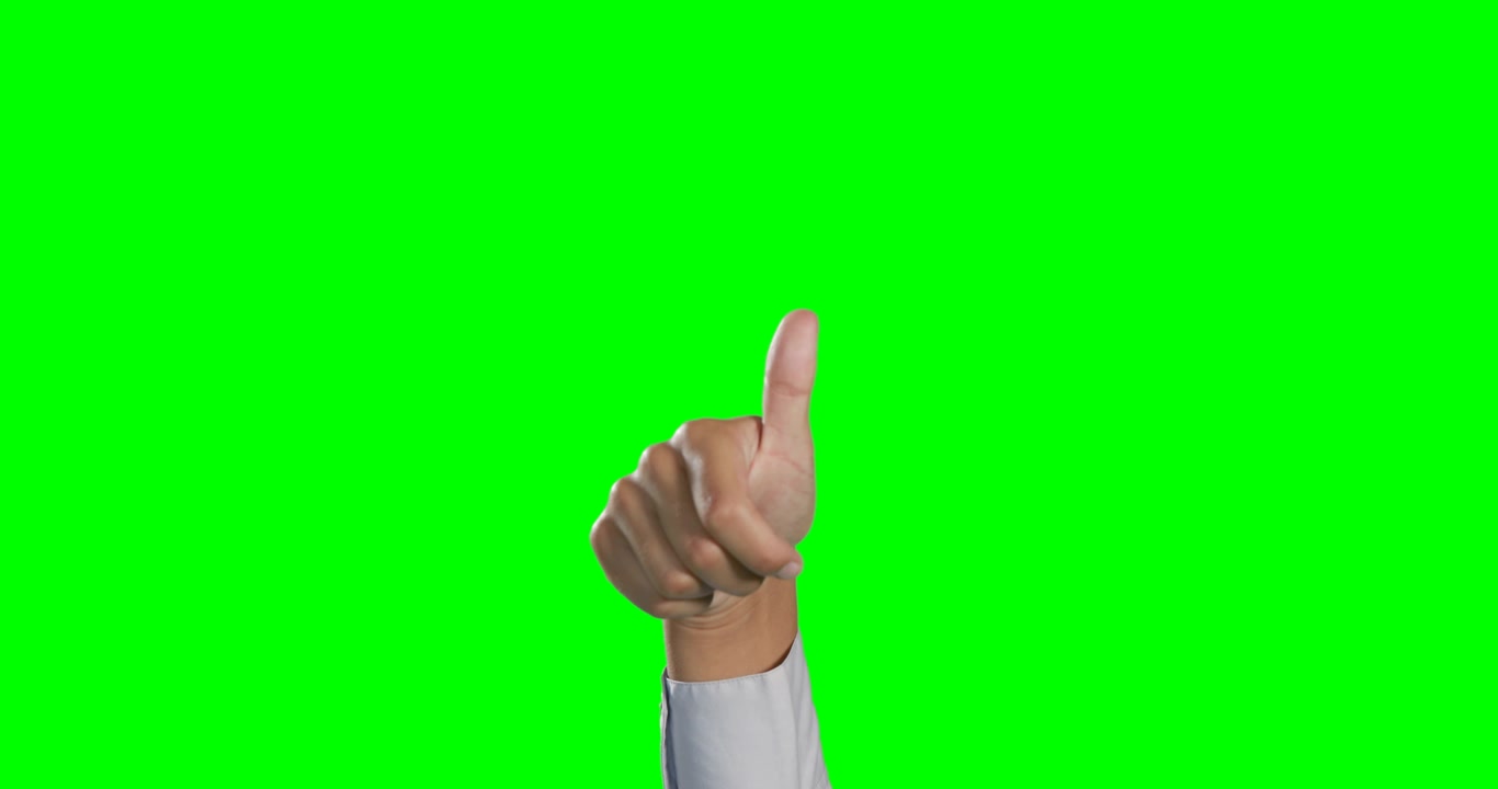 Primo piano di una mano che utilizza uno schermo digitale futuristico