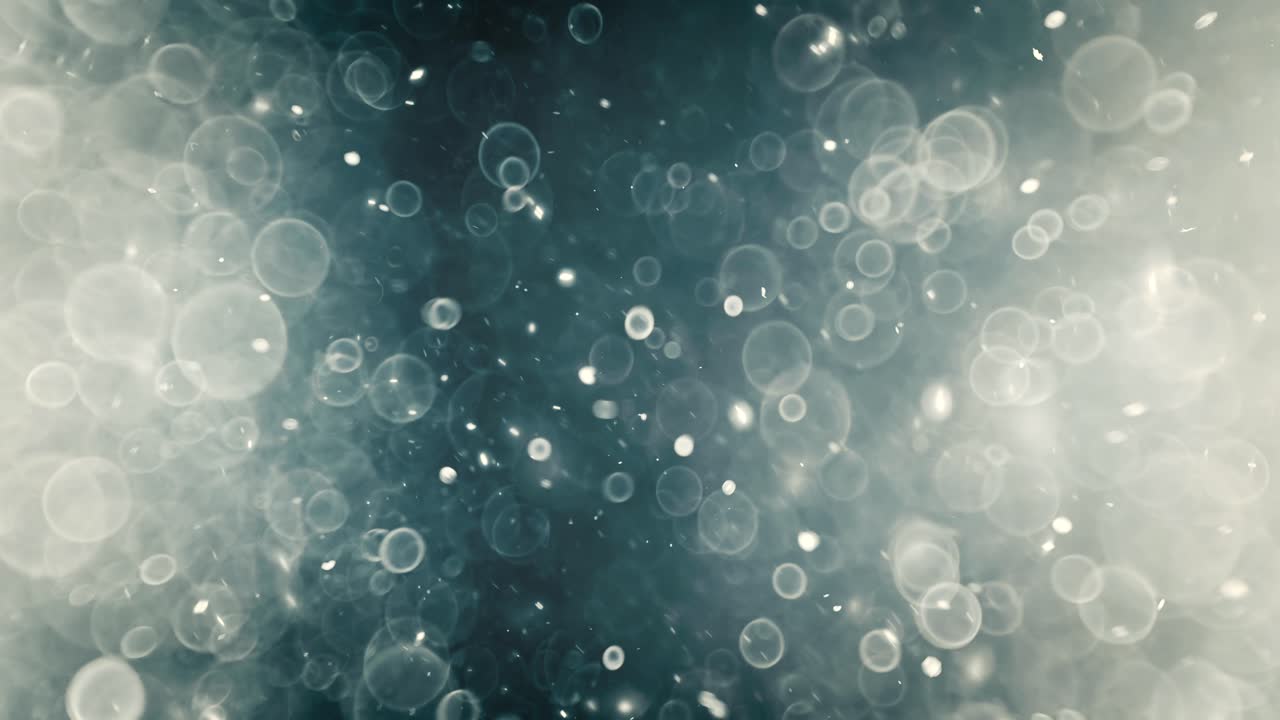 Bokeh Background with Circles and Light Effects