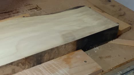 flattening wooden board on the cnc machine-1