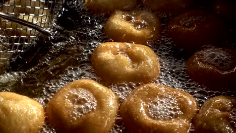 turkish anatolia traditional sweet dessert donut named lokma