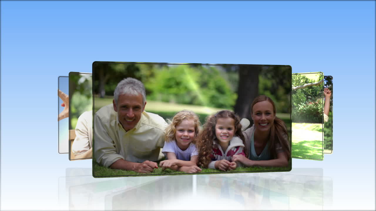Video di famiglia all'aperto