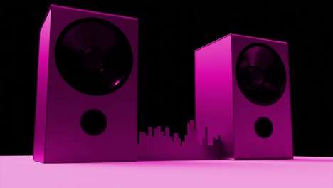 pink speakers