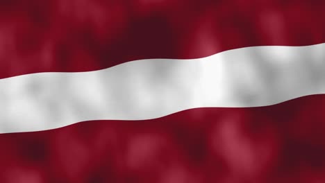 latvian flag waving in the wind