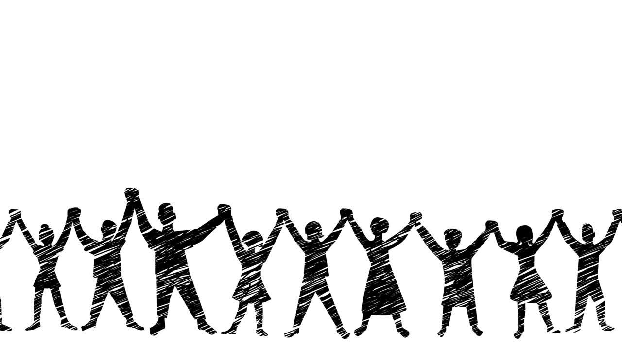 사람들이 손을 잡고