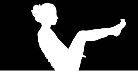 mujer realizando yoga 54
