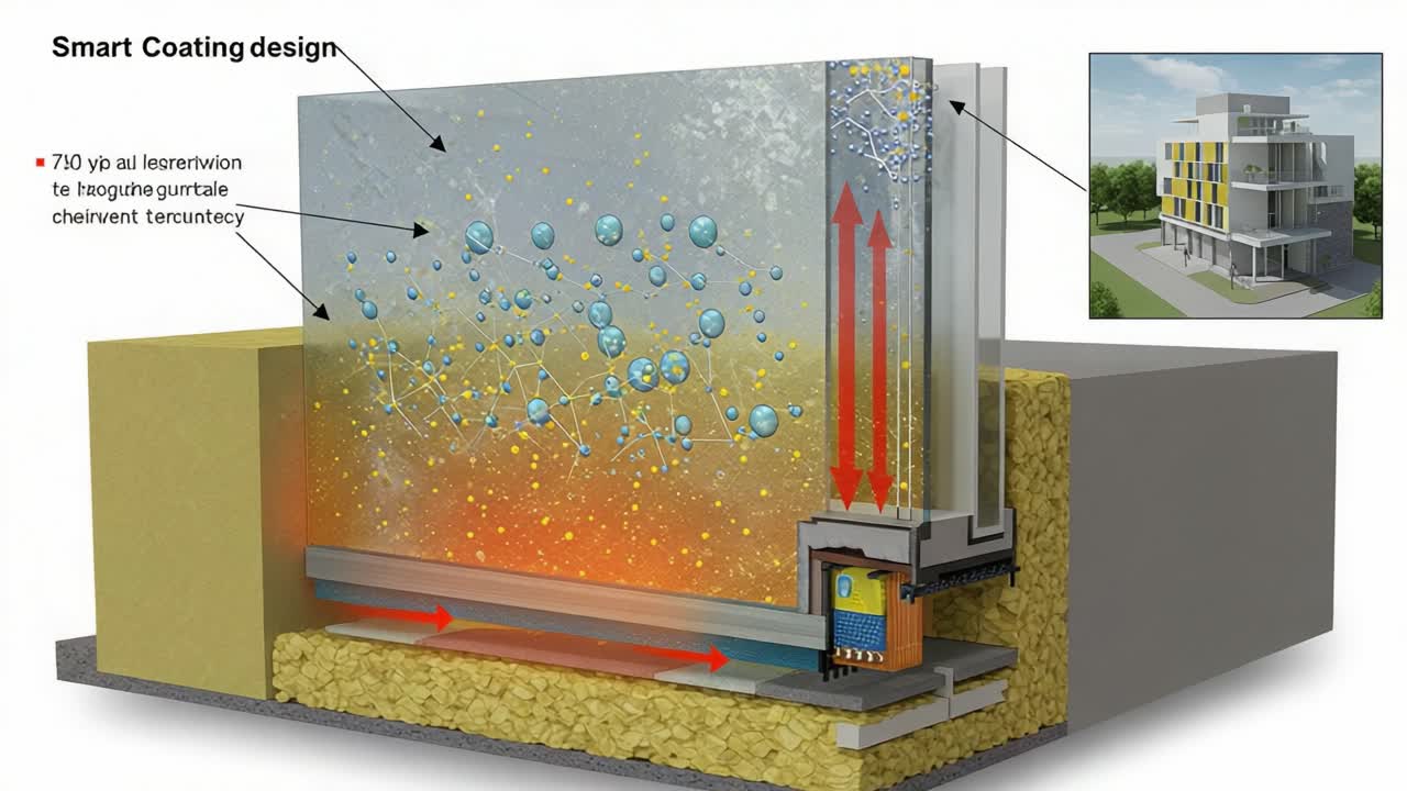 Innovative Smart Coating Design Demonstrating Advanced Water-Repellent Technology with Enhanced Molecular Interaction for Improved Surface Protection in Modern Architecture