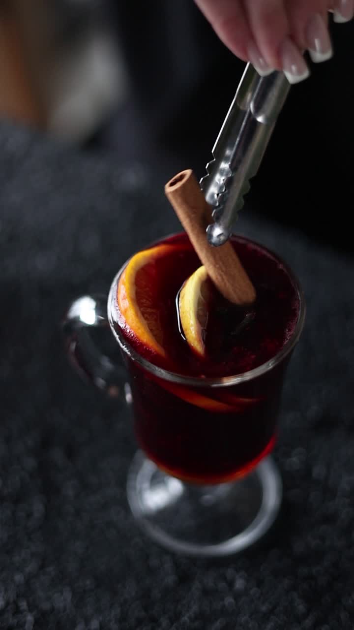 Preparing Mulled Wine