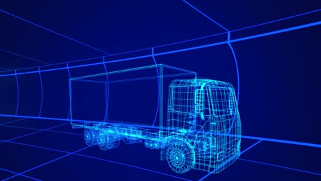 3d technical drawing of car 4k