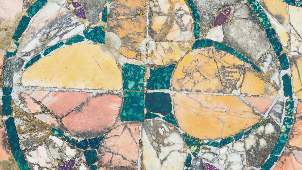 고대 로마의 회전하는 대리석 바닥, 로마, 이탈리아