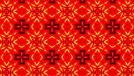 abstracto colorido brillante e hipnótico concepto patrón simétrico ornamental decorativo caleidoscopio movimiento círculo geométrico y formas de estrellas