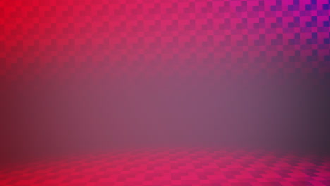 Modern-geometric-pattern-with-cubes-on-red-gradient