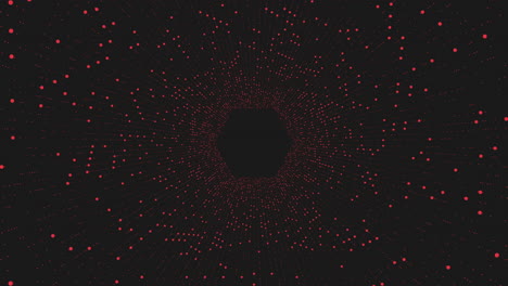 Captivating-composition-red-dots-unveil-dynamic-patterns-on-black-background