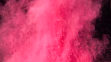 pink powder explosion