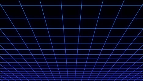 abstract grid background with and lines moving in space