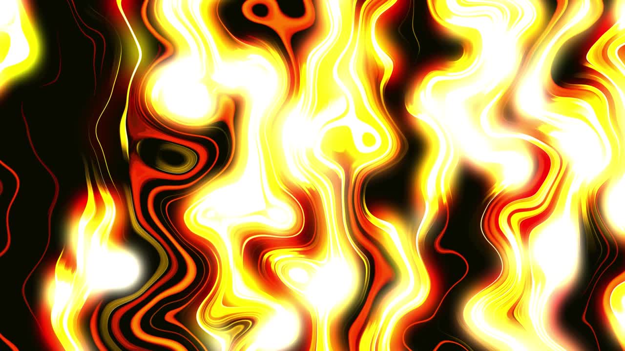 Abstract glow liquid smooth waves background animation video