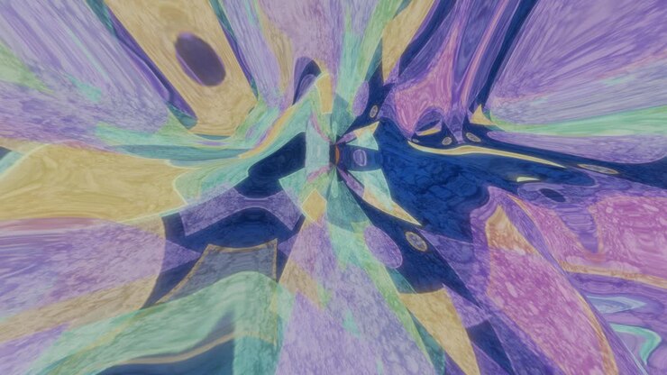 Motion abstract, colorful and smooth infinity or seamless loop.