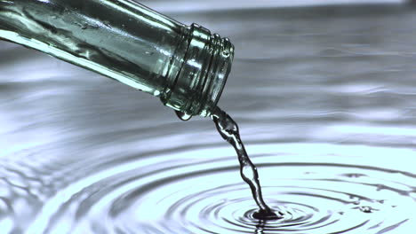 Water-pouring-from-glass-bottle-into-water