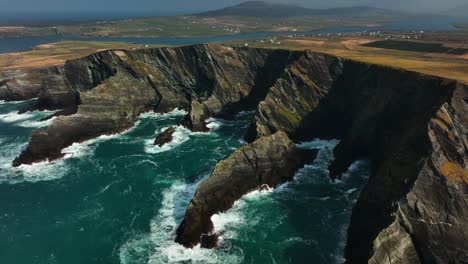 portmagee cliffs, kerry, ireland, march 2022