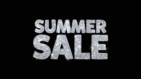 Summer Sale Sparkling Text