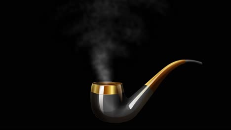 pipa de fumar animada con fondos cambiantes