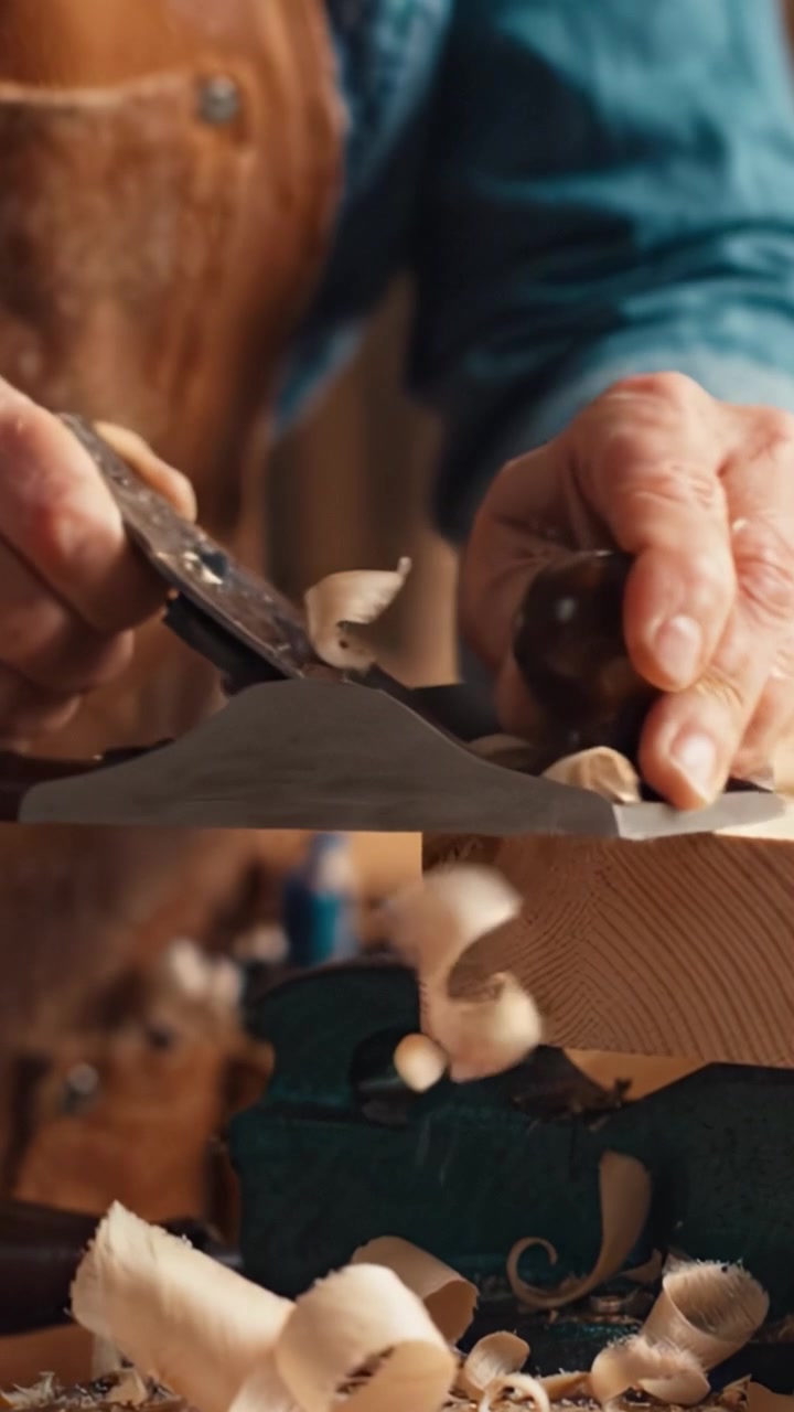 Crafting Wood: Detailed Techniques in Shaving and Smoothing Surfaces with Hand Tools for Exquisite Woodworking Projects and Fine Finishes