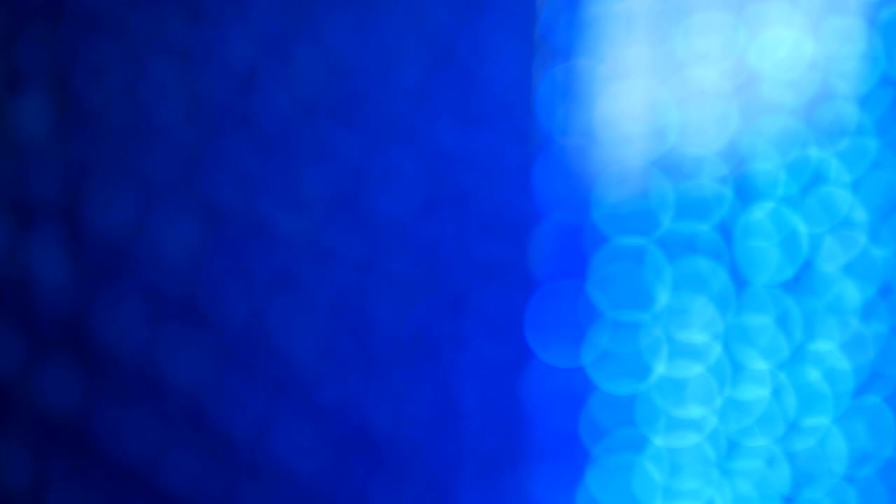 luz de bokeh azul borrosa