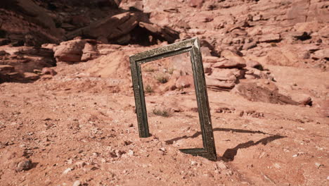 Very-old-wooden-frame-in-Grand-Canyon