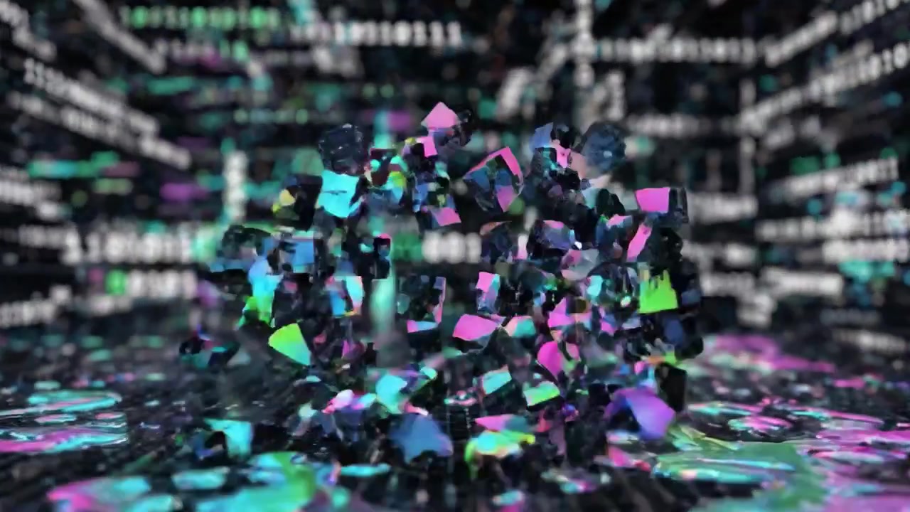 An Immersive Journey Through Neon Data Streams: A Visual Exploration of Digital Landscapes Showcasing Vibrant Patterns and Complex Interactions in a Virtual Space