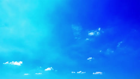 time lapse beautiful nature with white cloud moving on blue sky