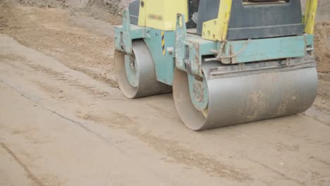 excavation tractor works, compaction of the soil