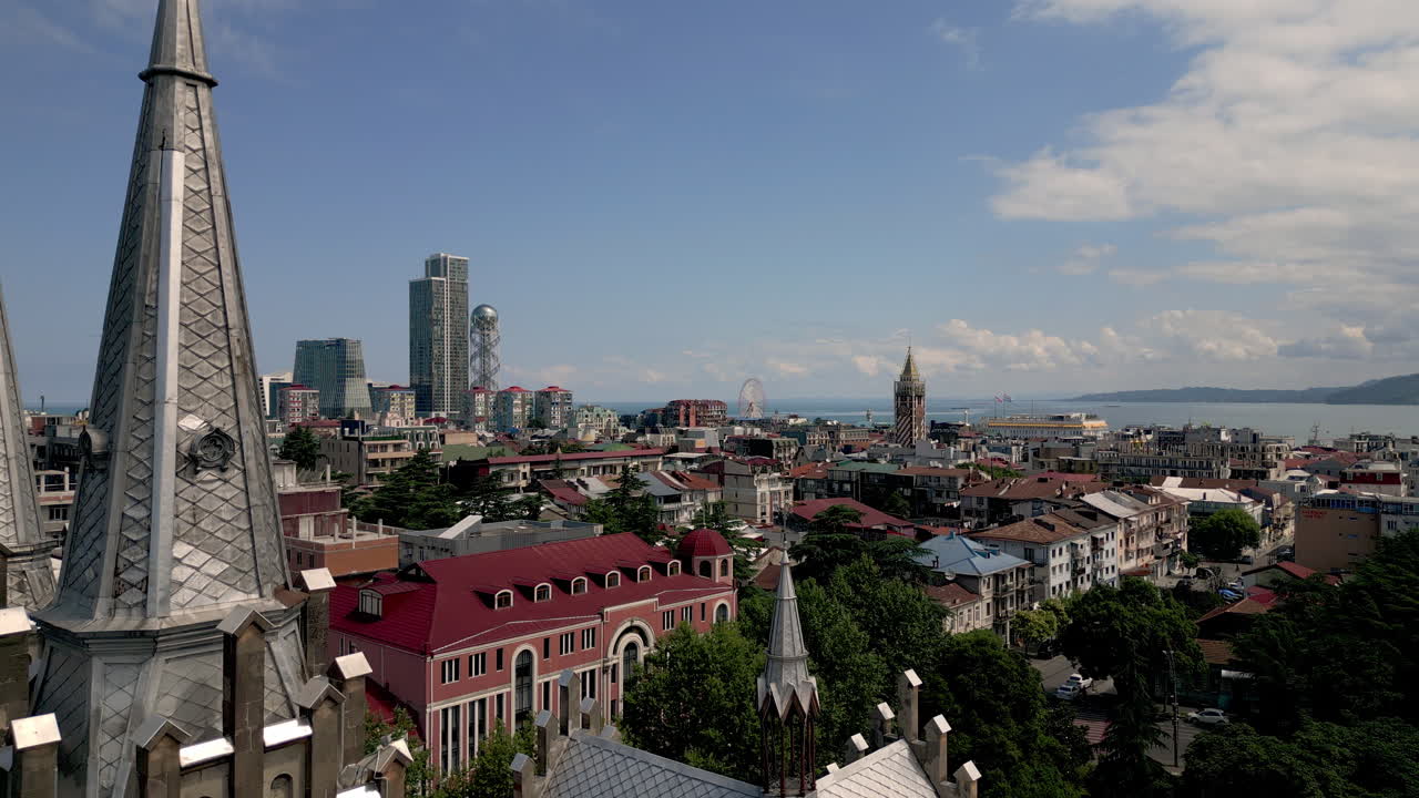 Aerial view of Batumi, Georgia