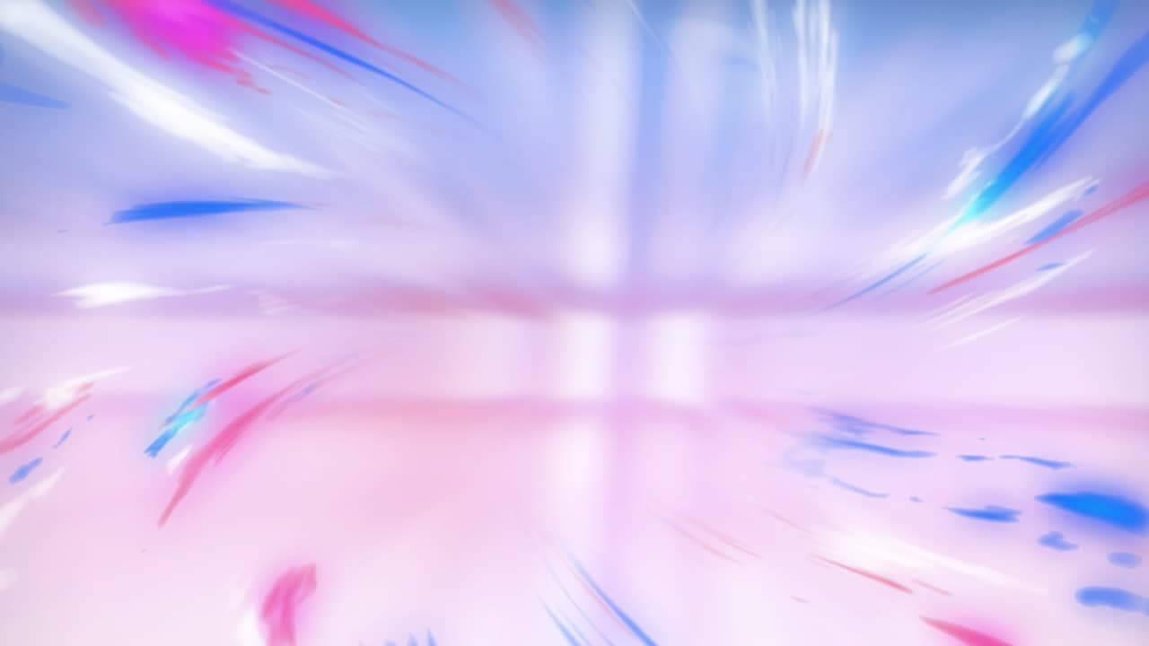 Animation of light flows moving on grey background