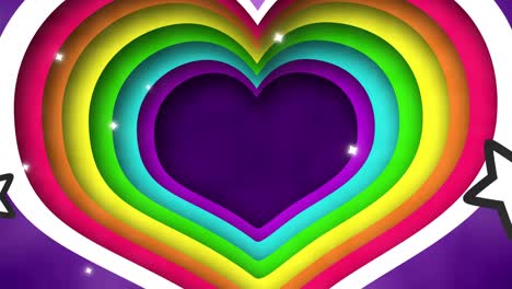 Colorful-rainbow-heart-shape-animation-background-transition