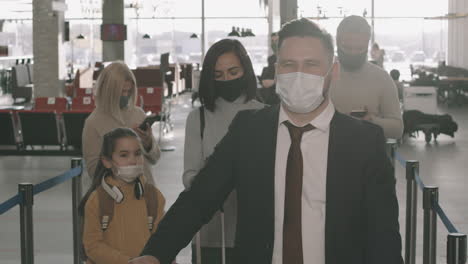 Business Man Checking-In For Flight