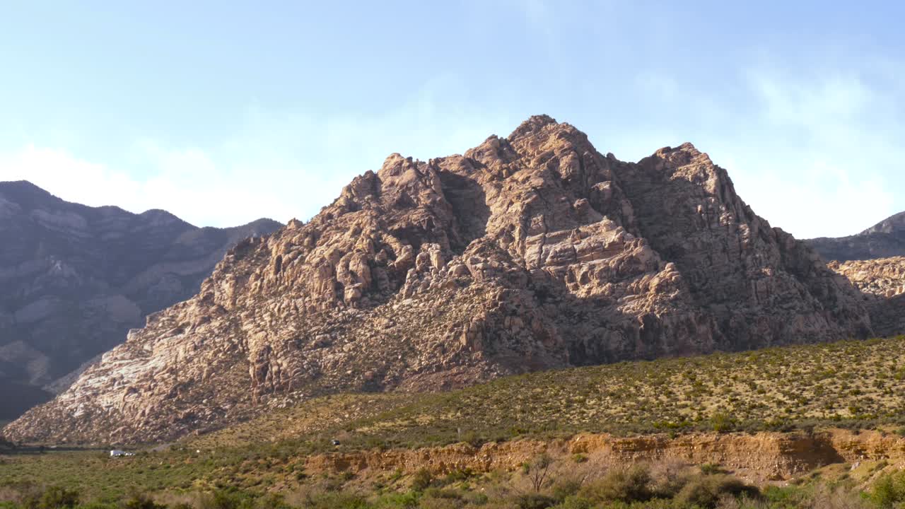 vistas desde el cañón de red rock, nevada